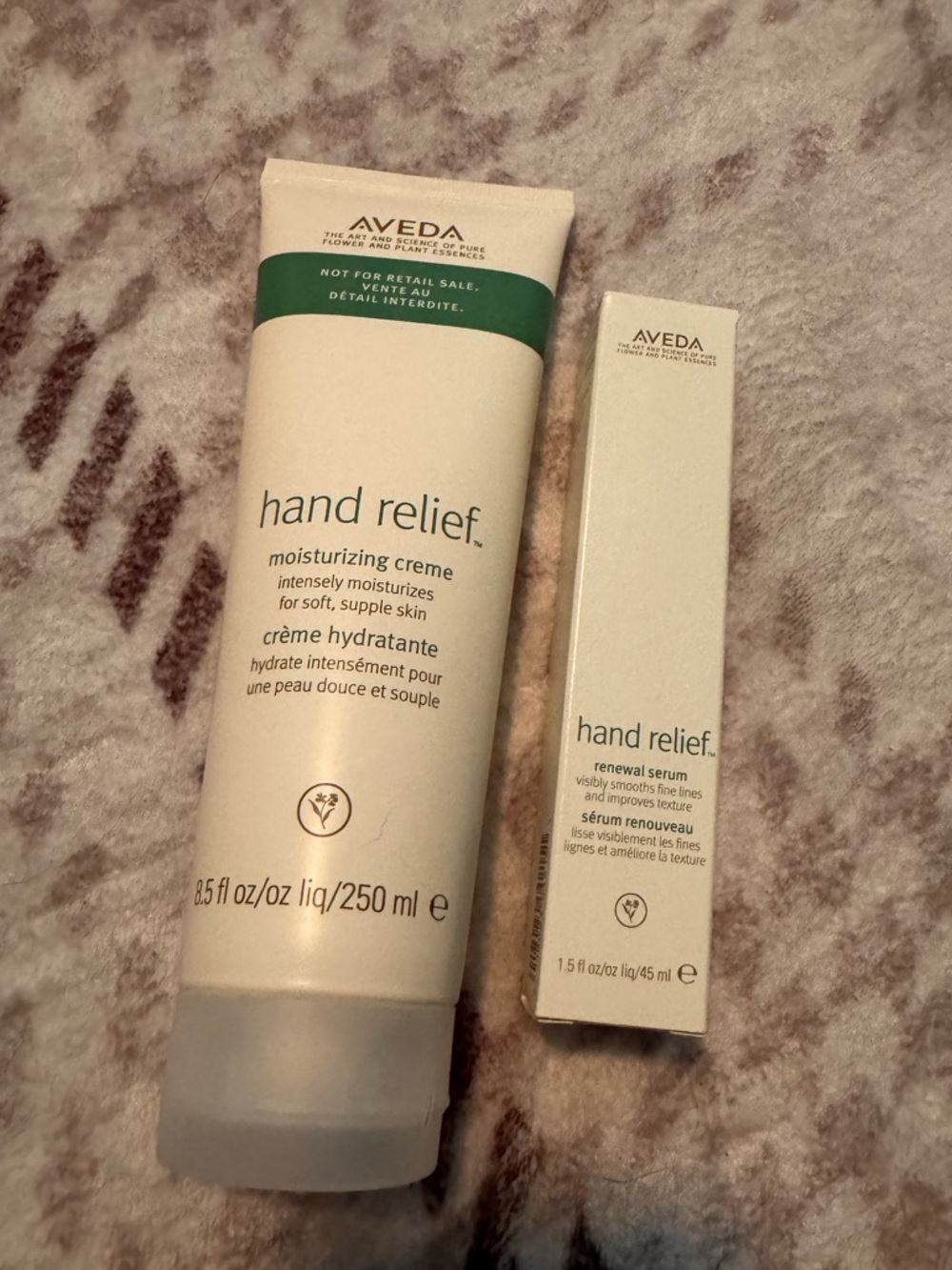 Aveda Hand Relief Moisturizing Creme & Renewal Serum